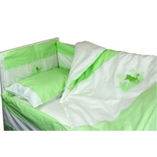 Дитячий постільний набір Руно Кошенята салатовий 60х120, 4 предмета (977Кошенята_Салатовий)