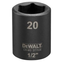 Головка торцева DeWALT ударна IMPACT 1/2" х 20 мм, шестигранна (DT7538)