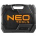 Набір головок Neo Tools 110шт, 1/2", 1/4", CrV, кейс (10-066)