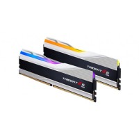 Модуль пам'яті для комп'ютера DDR5 32GB (2x16GB) 6000 MHz Trident Z5 RGB Silver G.Skill (F5-6000J4040F16GX2-TZ5RS)