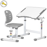 Парта зі стільцем Evo-kids Ergo Grey (Evo-03 Ergo G)
