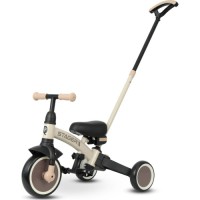 Дитячий велосипед QPlay Stager 3 в 1 з ручкою, біговел, Beige-Brown (T80STAGERBeigeBrown)