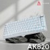 Клавіатура Ajazz AK820 Red Switch USB-C UA White (AK820-R-W)