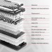 Клавіатура Ajazz AK820 Red Switch USB-C UA White (AK820-R-W)