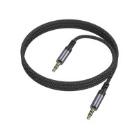 Кабель мультимедійний 3.5mm M to 3.5mm BL24 metal grey BOROFONE (6941991118968)