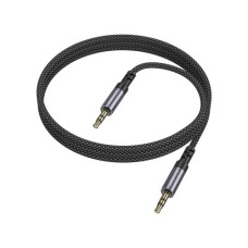 Кабель мультимедійний 3.5mm M to 3.5mm BL24 metal grey BOROFONE (6941991118968)