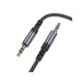 Кабель мультимедійний 3.5mm M to 3.5mm BL24 metal grey BOROFONE (6941991118968)
