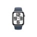 Смарт-годинник Apple Watch SE 2023 GPS 40mm Silver Aluminium Case with Storm Blue Sport Band - M/L (MRE23QP/A)
