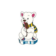 Картина по номерам ArtCraft Білий ведмедик 25х30 см (15117-AC)