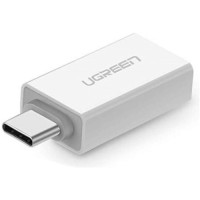 Перехідник OTG USB 3.0 AF to USB-C US173 White UGREEN (30155)