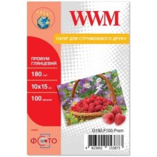 Фотопапір 10x15 Premium WWM (G180.F100.Prem)