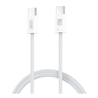 Дата кабель USB-C to USB-C 1.0m 60W white XO (NBQ273_C_White)