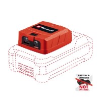 Адаптер для інструменту Einhell USB акумуляторний TC-CP 18 Li USB A/C - Solo, PXC, 18В, Type-A/Type-C, 2A (4514148)