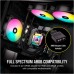 Кулер до корпусу Corsair iCUE AR120 Digital RGB 120mm PWM Fan Triple Pack Black (CO-9050167-WW)