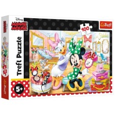 Пазл Trefl Mickey&friends Мінні в салоні краси 100 елементів (5900511163872)