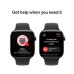Смарт-годинник Apple Watch Series 10 GPS + Cellular 46mm Slate Titanium Case with Black Sport Band - S/M (MWYD3QH/A)