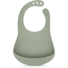 Нагрудничок Suavinex Colour Essence силіконовий, зелений (402976)