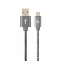 Дата кабель USB 2.0 AM to Type-C 1.0m Cablexpert (CC-USB2S-AMCM-1M-BG)