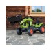 Веломобіль Falk Claas Arion трактор з причепом і переднім ковшем Зелений (2040AM)
