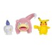 Фігурка Pokemon набір W18 - Пікачу, Літвік, Слоупок (PKW3056)