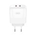 Зарядний пристрій XO L140 35W 2xUSB-C PD White (L140_White)