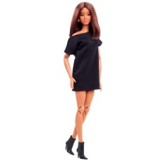 Лялька Barbie Signature Basics 1 Брюнетка з каре (JBH72)
