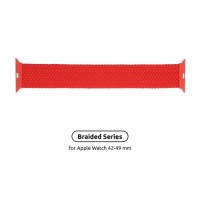 Ремінець до смарт-годинника Armorstandart Braided Solo Loop для Apple Watch 49/46/45/44/42 (Series 1-3) Red Size 6 (148 mm) (ARM58081)