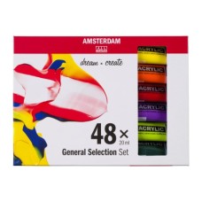 Акрилові фарби Royal Talens Amsterdam General Selection 48 кольорів по 20 мл (8712079451073)