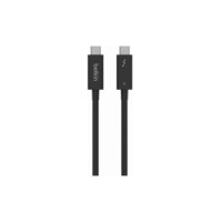 Дата кабель USB-C to USB-C 2.0m Thunderbolt 4 40Gbps 100w black Belkin (INZ002BT2MBK)