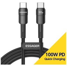 Дата кабель USB-C to USB-C 3.0m 100W black Essager (EXCTT1-XCC01)