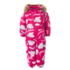 Комбінезон дитячий Huppa KEIRA 31920030 фуксія з принтом 98 (4741632017528)