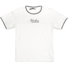 Футболка дитяча Blueland з написом (12543-116G-cream)