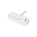 Мережевий фільтр живлення Digitus 3 розетки, 2xUSB-A, 1xUSB-C,1.5м, White (DA-70626)