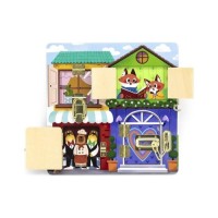 Розвиваюча іграшка Viga Toys Бізіборд PolarB Будиночок (44653)