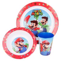 Набір дитячого посуду Stor Super Mario - Mario, Kids Micro Set (Stor-21449)