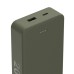 Батарея універсальна Hama 20000mAh, 15W/5V/3A, USB-C, USB-A, green (00201716)