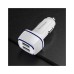 Зарядний пристрій BOROFONE BZ14 Max dual port ambient light car charger 2 USB White (BZ14W)