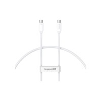 Дата кабель USB-C to USB-C 1.8m Superior USB4 Fast Charging 240W moon white Baseus (P10365200211-05)