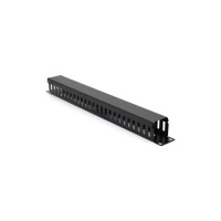 Кабельний організатор 19" 1U/24Port з кришкою, корпус метал Voltronic (26001)