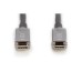 Дата кабель USB-C to USB-C 10.0m AOC 4K60Hz HDR Dolby Vision HDR10 3D 21.6Gbps Digitus (AK-330160-100-S)