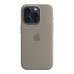 Чохол до мобільного телефона Apple iPhone 15 Pro Silicone Case with MagSafe Clay (MT1E3ZM/A)