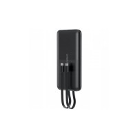 Батарея універсальна Choetech 10000mAh 22,5W, MicroUSB, USB-A, USB-C, build-in USB-C/Lightning cable (B654-BK)