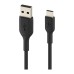Дата кабель USB 2.0 AM to USB-C 1.0m PVC black Belkin (CAB001BT1MBK)