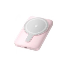 Батарея універсальна VENTION Magnetic Wireless 5000mAh 20W PD, USB-C, QI-15W Pink (FHSP0)