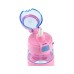 Поїльник-непроливайка Kite 600 мл, блакитно-рожева (K24-1201-3)