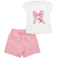 Набір дитячого одягу Breeze з бантиком (20998-110G-pink)