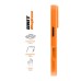 Чохол до мобільного телефона Armorstandart Unit-C MagCase Apple iPhone 17 Pro Orange + Black Button Set (ARM90588)