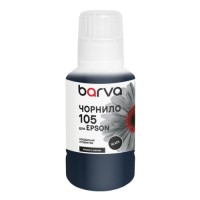 Чорнило Barva Epson 105 140 мл, Black, OneKey, pigmented (E105-786e)