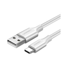 Дата кабель USB 2.0 AM to USB-C 0.5m 3.0A (18W) Nickel Plating US287 White Ugreen (60120)