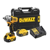 Гайковерт DeWALT ударний 18 В XR Li-lon, 2x5Ah, безщітковий, 812 Нм, TSTAK (DCF891P2T)